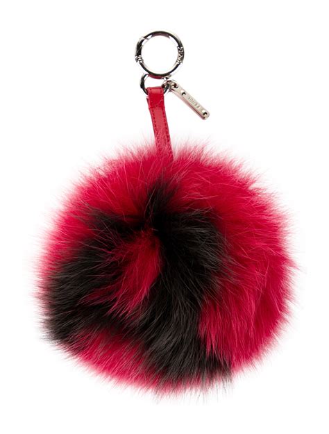 fur keychain fendi|Fendi keychains for sale.